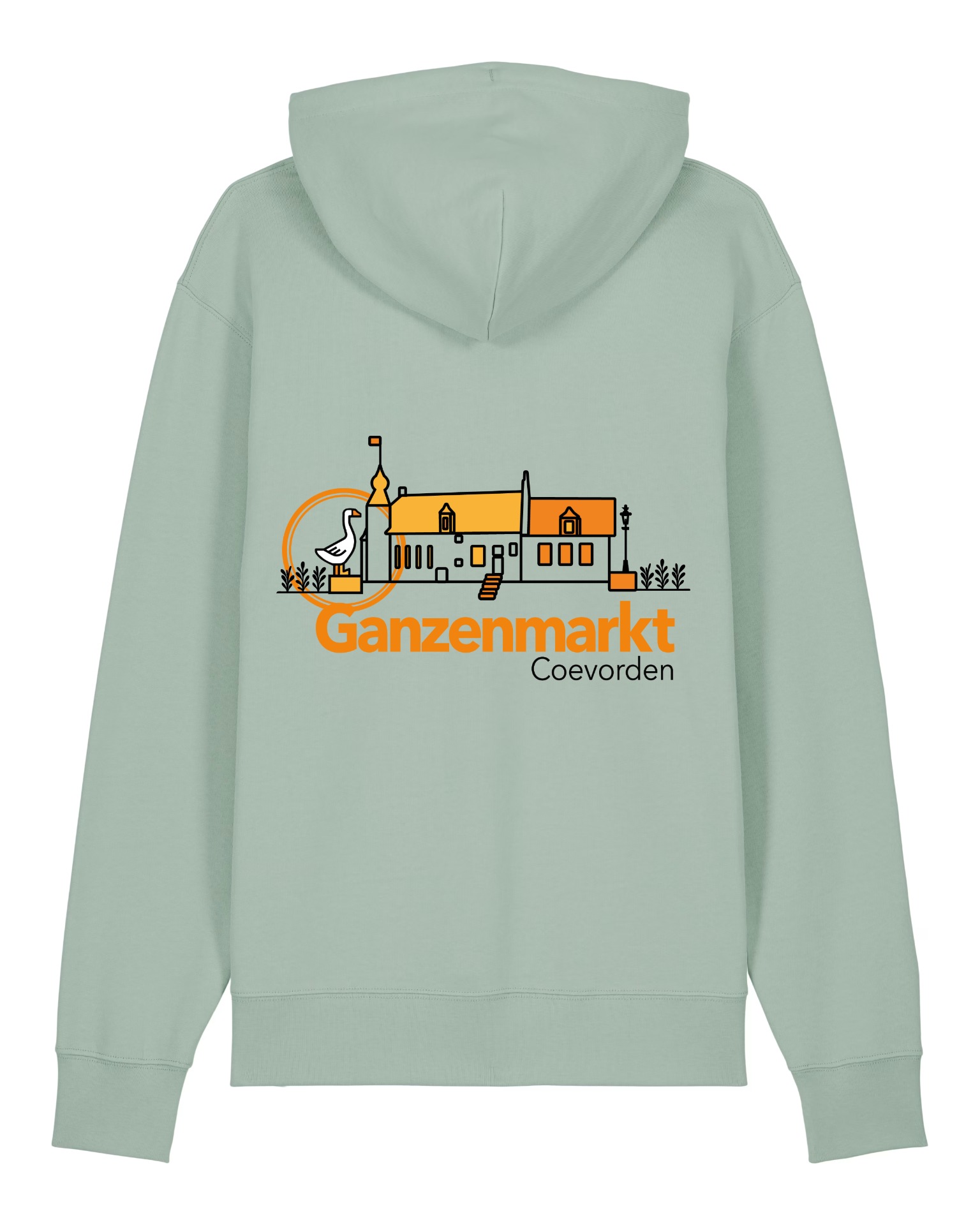 Groen | opdruk kasteel achterkant
